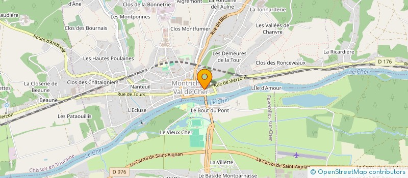 localisation de l'entreprise LA FABRIQUE TRATTORIA  MONTRICHARD-VAL-DE-CHER