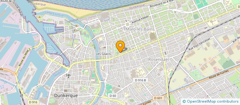 localisation de l'entreprise LA FABRIQUE VERTE à DUNKERQUE