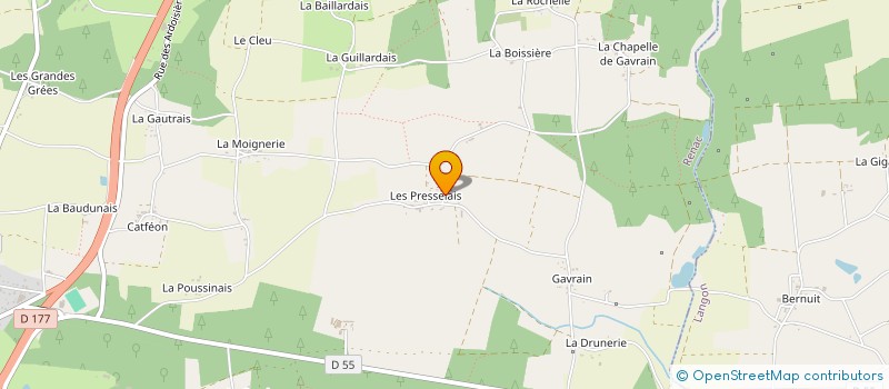 localisation de l'entreprise LA FABSAB IMMO  RENAC