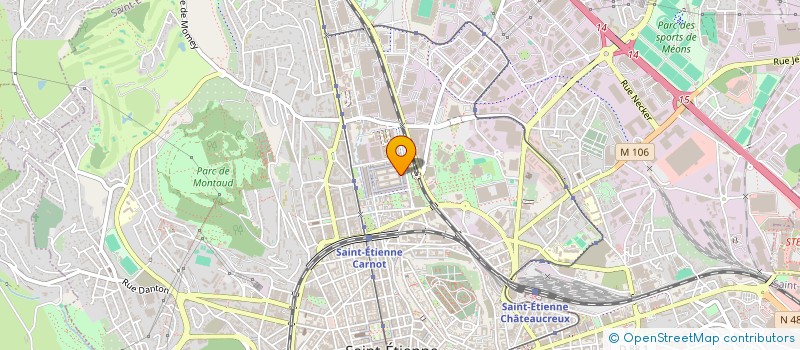 localisation de l'entreprise LA FABULEUSE CANTINE à SAINT-ETIENNE
