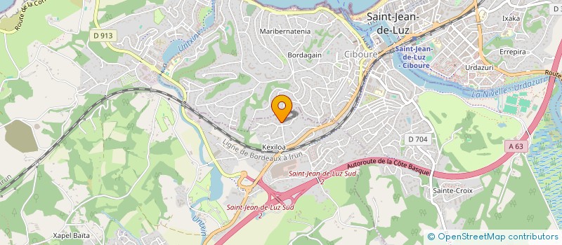 localisation de l'entreprise LA FABWIK à URRUGNE