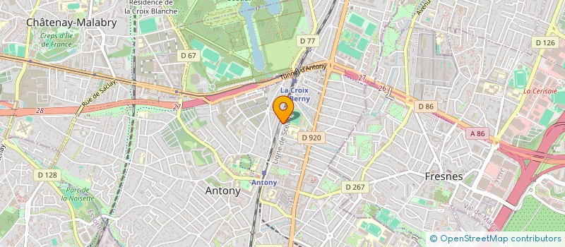 localisation de l'entreprise LA FAC à ANTONY