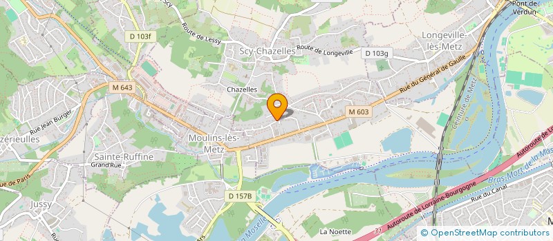 localisation de l'entreprise LA FAC  SCY-CHAZELLES