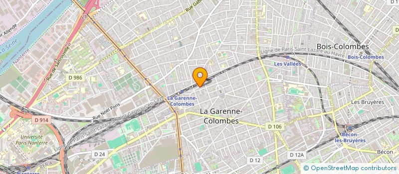localisation de l'entreprise LA FACADE à LA GARENNE COLOMBES
