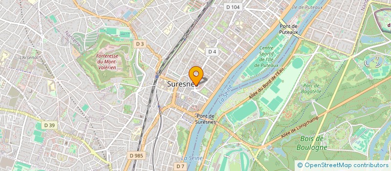 localisation de l'entreprise LA FACADE à SURESNES