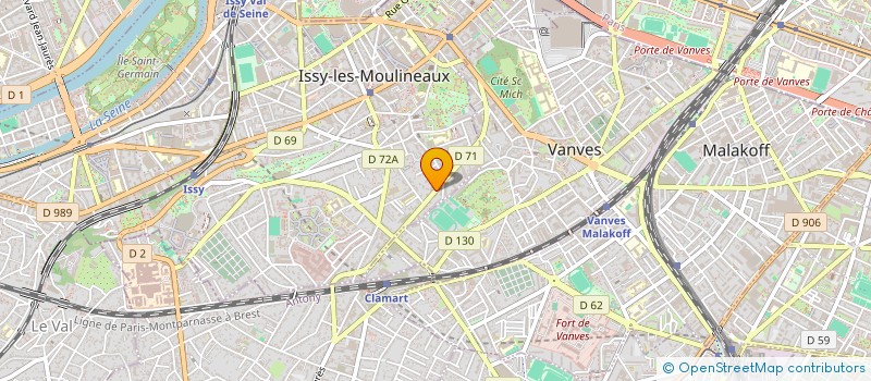 localisation de l'entreprise LA FACETIEUSE à ISSY-LES-MOULINEAUX