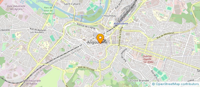 localisation de l'entreprise LA FACHEUSE EDITION à ANGOULEME