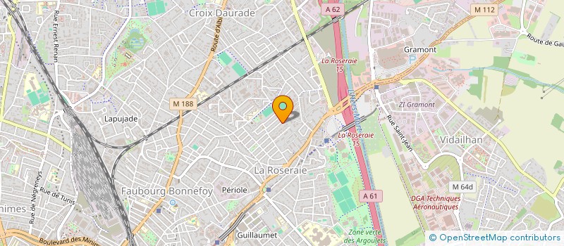 localisation de l'entreprise LA FACON à TOULOUSE