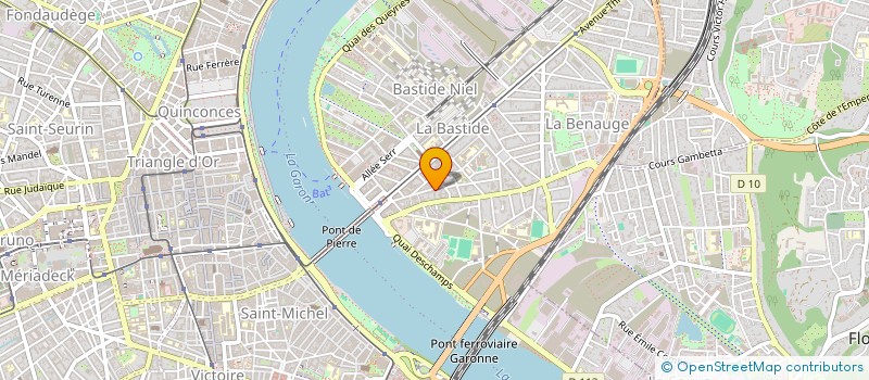 localisation de l'entreprise LA FACTO à BORDEAUX