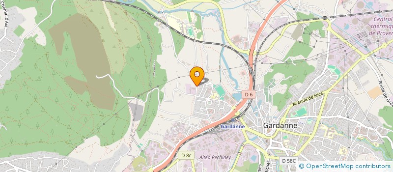 localisation de l'entreprise LA FACTORY à GARDANNE