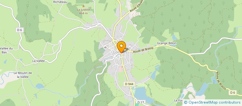 localisation de l'entreprise LA FACTORY à LORMES
