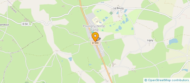 localisation de l'entreprise LA FACTORY BOUTIQUE DU MATELAS à POULIGNY-NOTRE-DAME