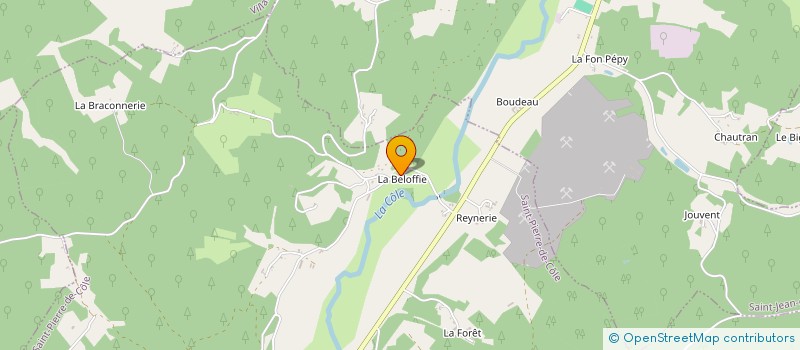 localisation de l'entreprise LA FAERM  SAINT-PIERRE-DE-COLE