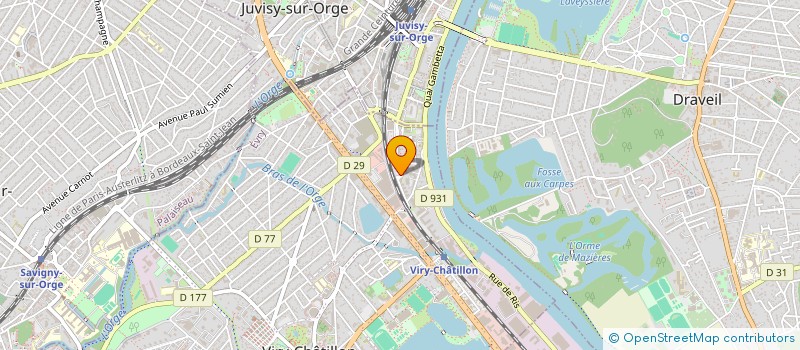 localisation de l'entreprise LA FAFA MOBILE PARIS à VIRY-CHATILLON