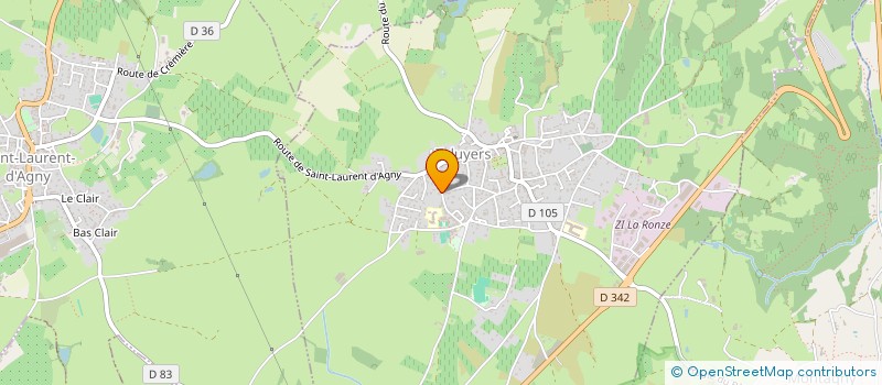 localisation de l'entreprise LA FAFA'TRIE  TALUYERS