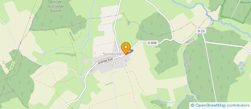 localisation de l'entreprise LA FAGATTE  SORNEVILLE