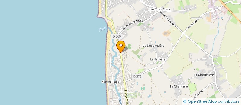 localisation de l'entreprise LA FAIENCERIE DE LA MER  SAINT-PAIR-SUR-MER