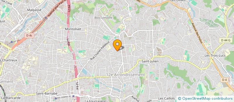 localisation de l'entreprise LA FAIENCIERE à MARSEILLE