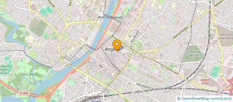 localisation de l'entreprise LA FAILLE ASSOCIATION à ANGERS