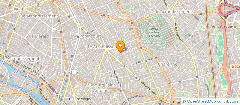 localisation de l'entreprise LA FAKTORY  PARIS