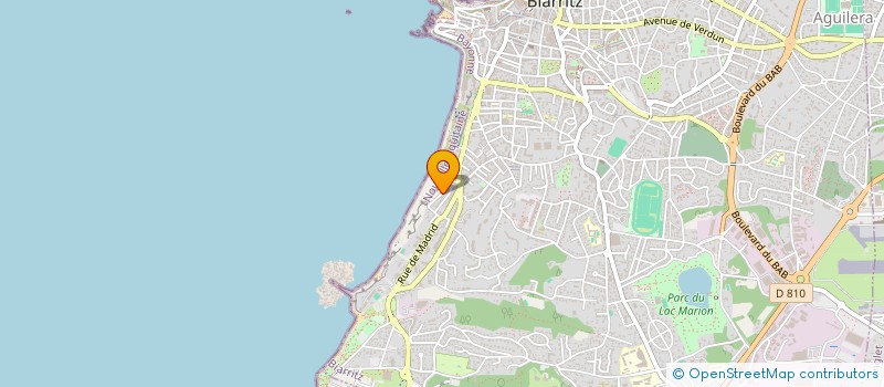 localisation de l'entreprise LA FALAISE à BIARRITZ
