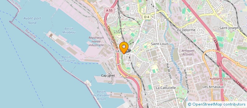 localisation de l'entreprise LA FALAISE à MARSEILLE