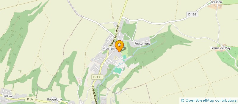 localisation de l'entreprise LA FALDA  MORIENVAL