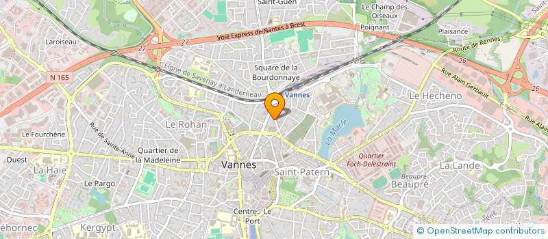 localisation de l'entreprise LA FALKEN CLIQUE  VANNES