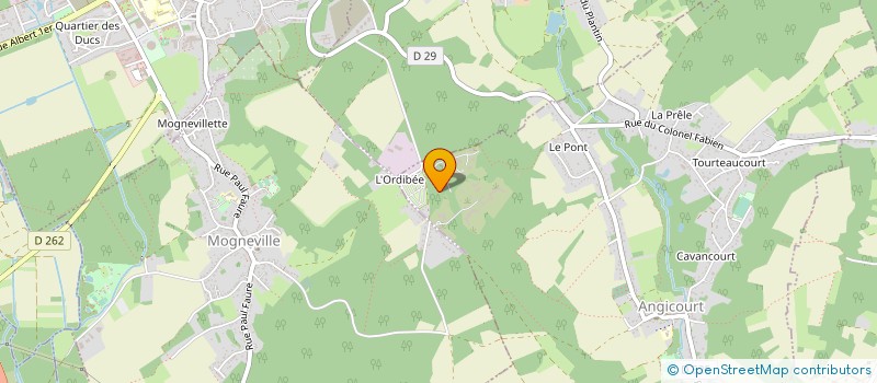 localisation de l'entreprise LA FALOISE  ANGICOURT