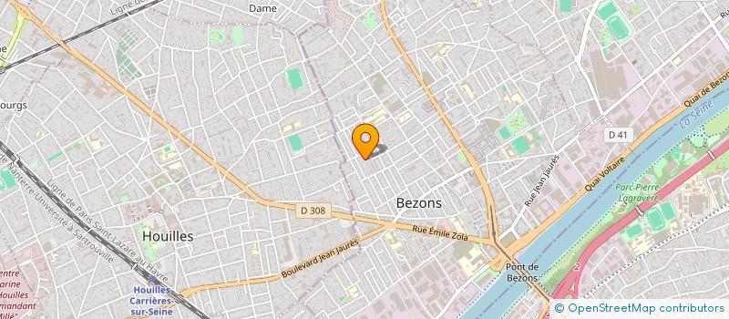 localisation de l'entreprise LA FALOYE à BEZONS