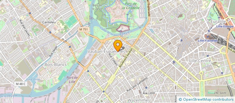 localisation de l'entreprise LA FALUCHE  LILLE
