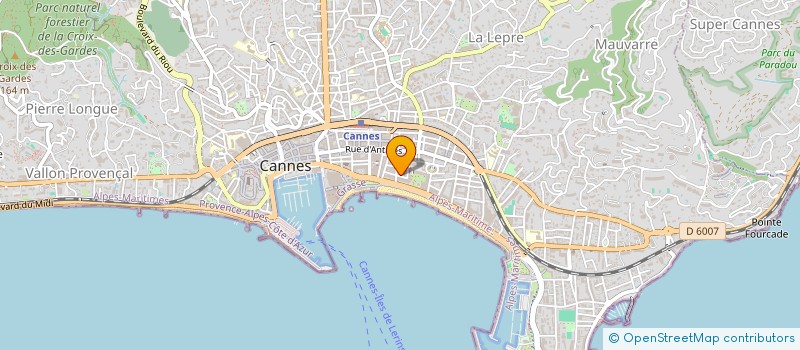 localisation de l'entreprise LA FAMA  CANNES