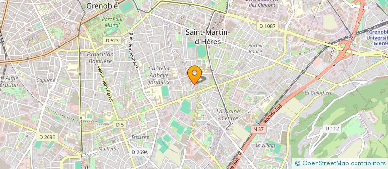 localisation de l'entreprise LA FAMAX  SAINT-MARTIN-D'HERES