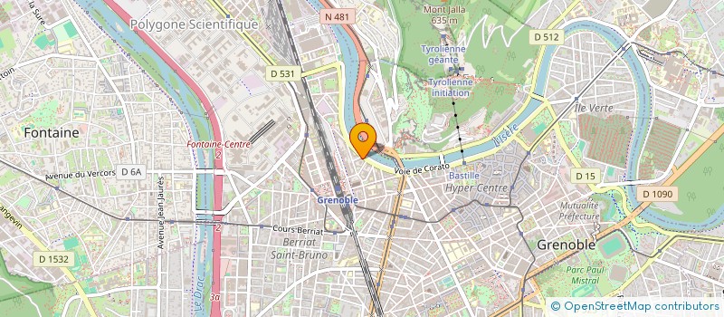 localisation de l'entreprise LA FAMAX  GRENOBLE