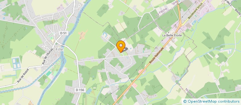 localisation de l'entreprise LA FAMIGLIA  GUECELARD