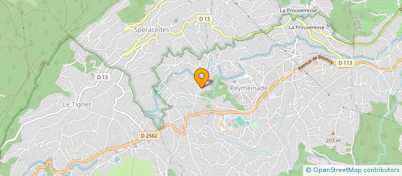 localisation de l'entreprise LA FAMIGLIA  PEYMEINADE