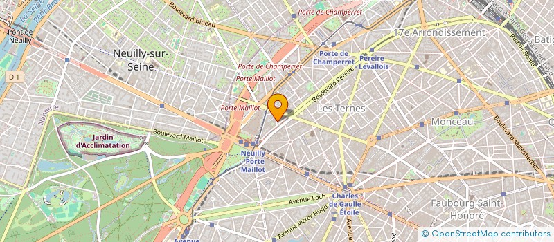 localisation de l'entreprise LA FAMIGLIA SARL  PARIS