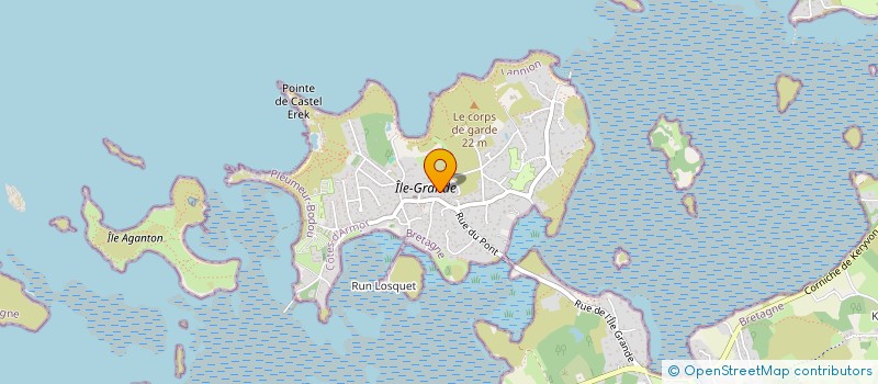 localisation de l'entreprise LA FAMILIA  PLEUMEUR-BODOU