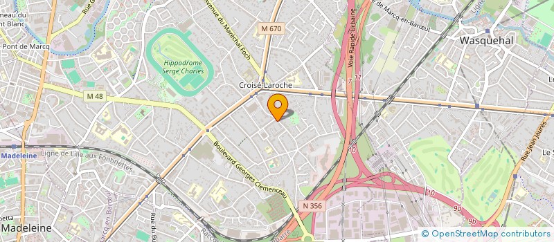localisation de l'entreprise LA FAMILIA à MARCQ-EN-BARŒUL