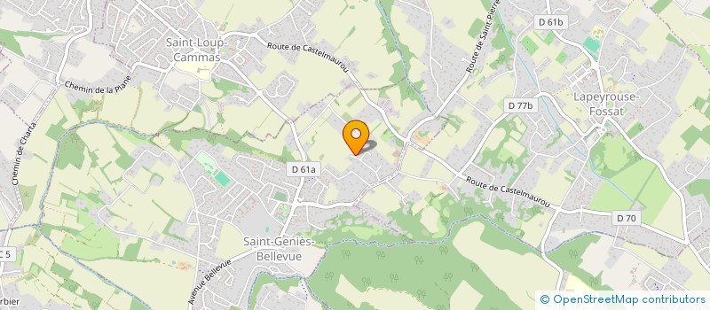 localisation de l'entreprise LA FAMILIA  SAINT-GENIES-BELLEVUE