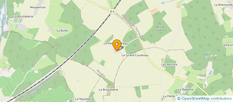 localisation de l'entreprise LA FAMILIA à REUGNY