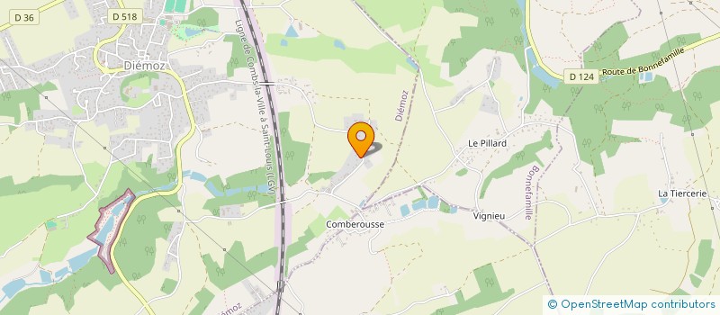 localisation de l'entreprise LA FAMILIA  DIEMOZ