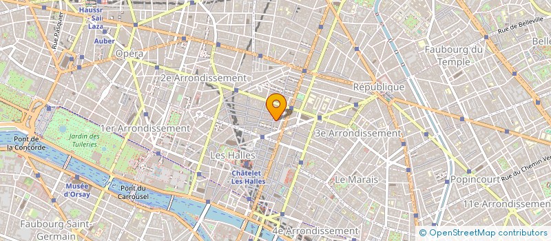 localisation de l'entreprise LA FAMILIA à PARIS