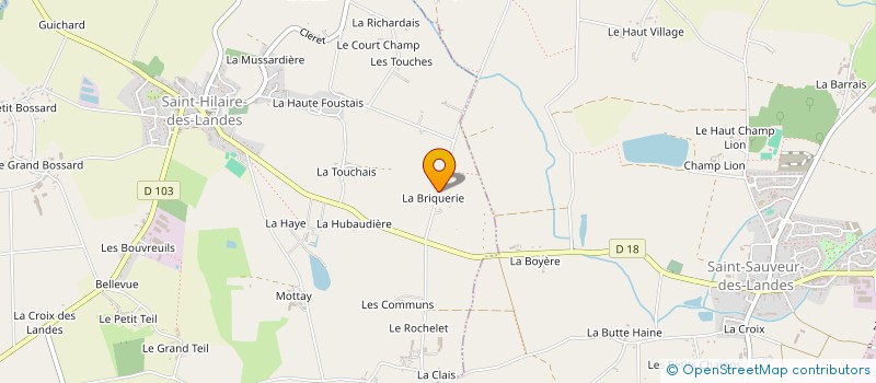 localisation de l'entreprise LA FAMILIA  SAINT-HILAIRE-DES-LANDES