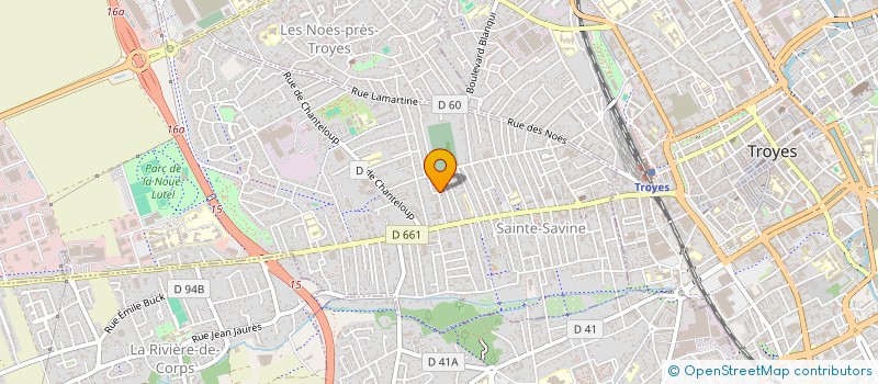 localisation de l'entreprise LA FAMILIA  SAINTE-SAVINE