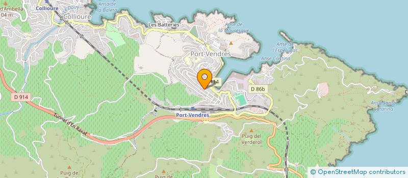 localisation de l'entreprise LA FAMILIA  PORT-VENDRES