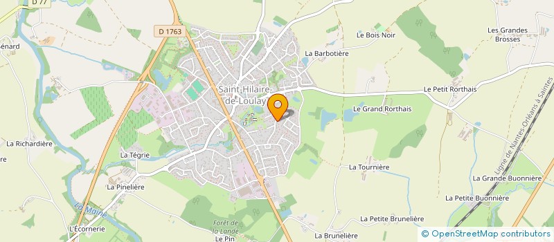 localisation de l'entreprise LA FAMILIALE à MONTAIGU-VENDEE