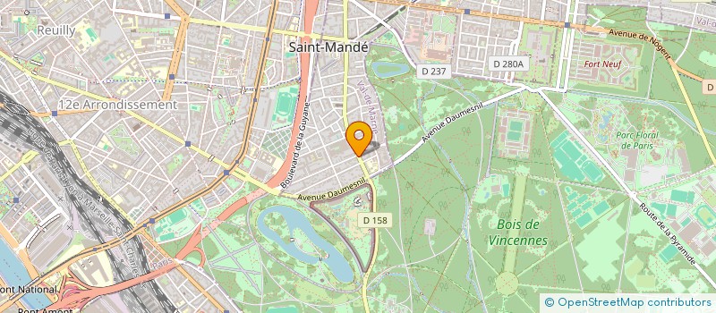 localisation de l'entreprise LA FAMILIALE à SAINT-MANDE