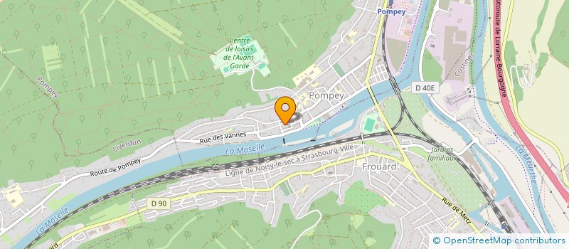 localisation de l'entreprise LA FAMILIALE  POMPEY