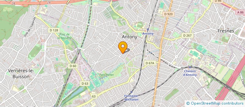 localisation de l'entreprise LA FAMILIALE G à ANTONY